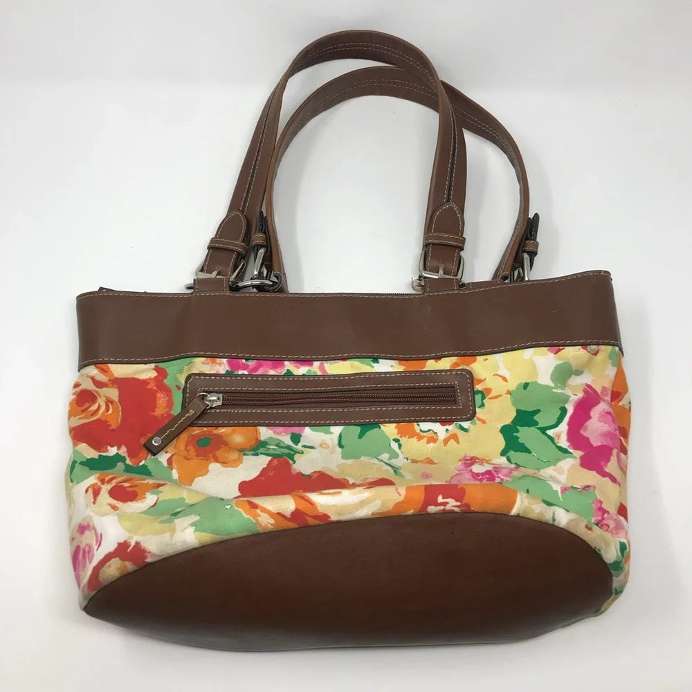 Chaps Floral Print‎ Handbag